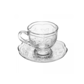 Xícara com Pires Café Butterfly 180ml Lyor
